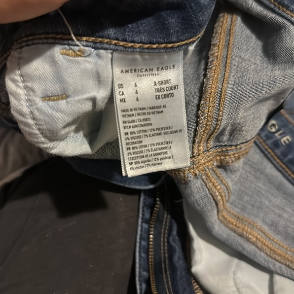 AE next level highest waist Jegging size 6 X-short - Picture 6 of 7